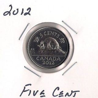 2012 BU CANADA FIVE CENT