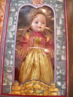   Osmond Porcelain Storybook Dolls Beauty and the Beast NIB Limited Ed