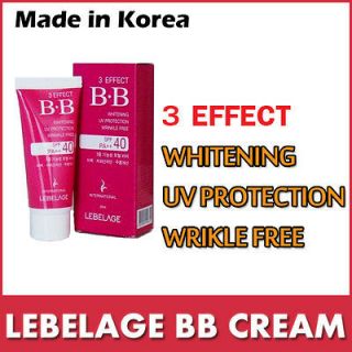 BB cream 3 EffectWhitening, Wrinkle cover, UV protection 30ml. Made 