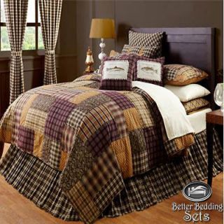   Cabin Fish Lodge Twin Queen Cal King Size Quilt Bed Linen Bedding Set