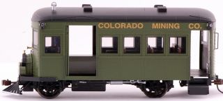 Spectrum On30 Scale Train Rail Bus DCC Equipped Colorado Mining 28462