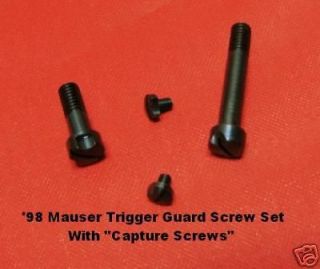 98 Mauser TRIGGER GUARD SCREWS With Capture Screws