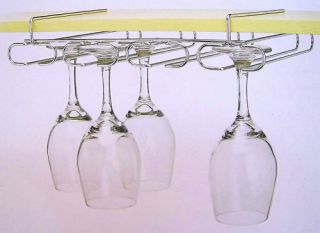     Wine Glass / Stemware   Wood Rack / Holder   Under Cabinet (NEW