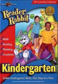 Reader Rabbit Kindergarten Kids Learn Numbers How to Read PC Program 