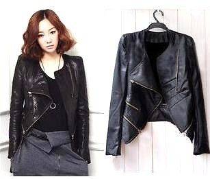 fashion leather jackets in Womens Clothing