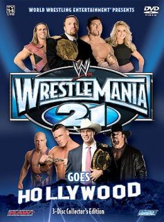 WWE   Wrestlemania 21 Wrestlemania Goes Hollywood (DVD, 200
