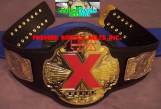 NWA TNA X DIVISION CHAMPIONSHIP WRESTLING BELT