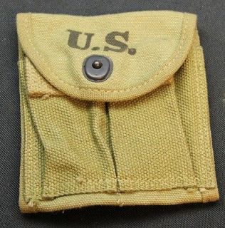 WWII US Army M1 Carbine Buttstock Magazine Pouch Atlas Awning 1942