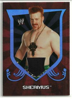   Event Worn Shirt Relic Card 2011 Topps WWE Classic Wrestling Champion