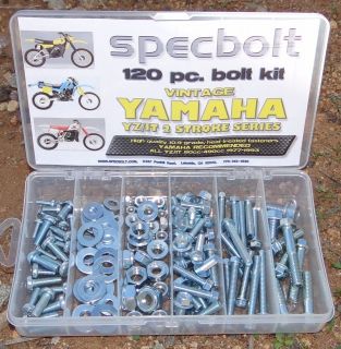 120 piece Yamaha YZ IT 125 175 200 250 MX 360 400 465 490 Bolt Kit 50 