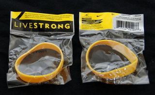 Lance Armstrong LiveStrong / Nike Youth Yellow Bracelet