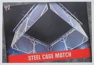 WWE Slam Attax Evolution Steel Cage Match Type Card