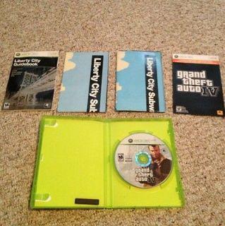   Complete] Grand Theft Auto IV (Xbox 360, 2008) 1 One Month Free Trial
