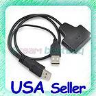 USB 2.0 to SATA 7+15 Pin 22Pin Adapter Cable For 2.5 HDD Hard Disk 