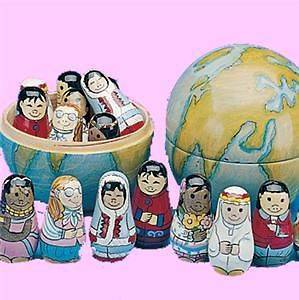 Wood World Multicultural Kids Homeschool Globe dolls Montessori 