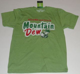 MOUNTAIN DEW T SHIRT SIZE MENS SMALL MEDIUM LARGE NWT