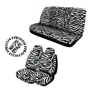 zebra print seat covers in Seat Covers