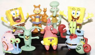spongebob squarepants 1.5 2.5 figure cute toy lot 8
