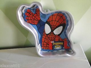 Wilton 2004 Marvel Spider Man Spiderman cake pan 2105 5052 w insert
