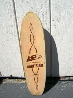Vintage old 1960s nash surf bird sidewalk skateboard surfboard 