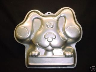 Wilton BIG BLUES CLUES cake pan PUP PUPPY DOG 2003 metal mold bake tin 
