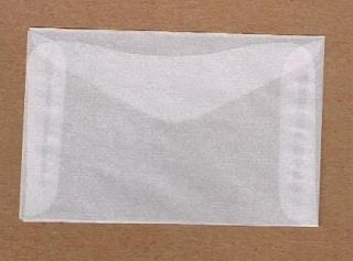 100 #1 New Glassine Envelopes 1   7/8 X 2   3/4