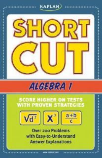 Shortcut Algebra I by Andrew E. Marx 2006, Paperback