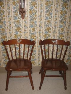 Tell City Hard Rock Maple Mate Chairs 8018 Andover 48 Indiana USA Made