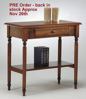   WOOD Antique Cherry Finish Foyer Hall Entry Console Accent Table