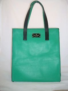   Handbag West Chelsea Alissa Emerald Leather Tote Book Bag NWT $398