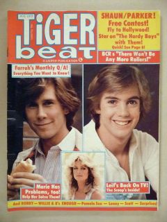 Tiger Beat   Aug, 1977    Farrah Fawcett; Shaun Cassidy