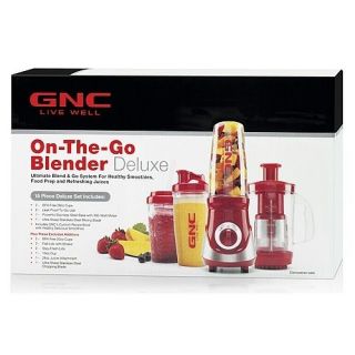 GNC On The Go Blender Deluxe   Red #zCN