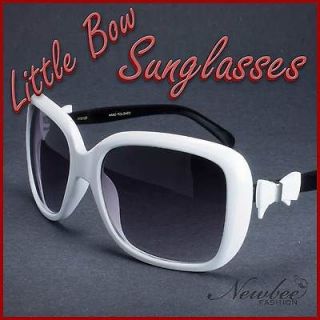   Bow Hello Kitty Design Black Sunglasses Adorable Ornament Large Frame