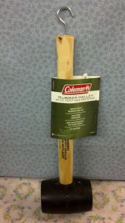 Coleman, RUBBER MALLET, WITH TENT PEG REMOVER, HEAVY DUTY, 16 OZ.