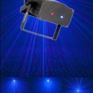 American DJ Micro Royal Galaxian Royal Blue Mini Laser Light Effect 