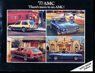 1977 AMC Sales Brochure Book Matador Gremlin Pacer AMX