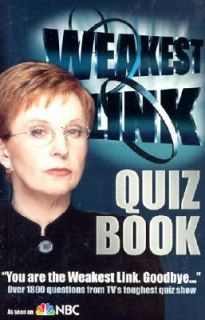 The Weakest Link Quiz Book by Andrews McMeel Publishing Staff, Gary 