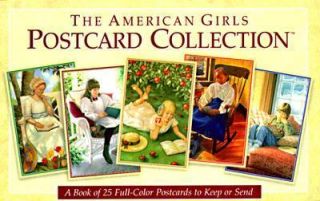 American Girls Postcard Collection 25 Colorful Post Cards, 4 Pictures 