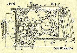 PANAVISION Motion Picture Camera Patent Art Print_M377