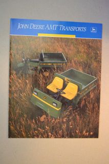 John Deere Brochure   AMT Transports   600 622 Cover   1988