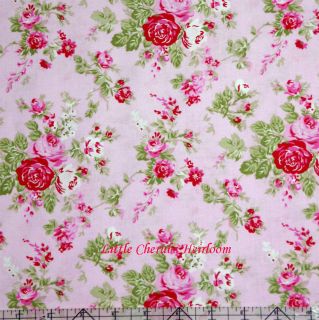 Free Spirit Tanya Whelan DELILAH Amelie Rose Pink Fabric by yard