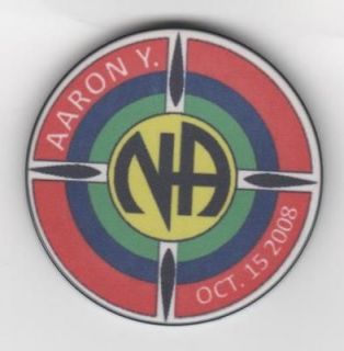NA Custom Sobriety Chip Narcotics Anonymous Friends of Jimmy K 1 1/2 