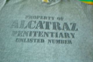 PROPERTY OF ALCATRAZ VINTAGE 70S TEE SHIRT ROCK N ROLL