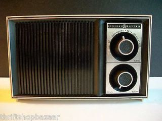 The Most Basic AM Radio Ever. General Electric. Works well. AC only