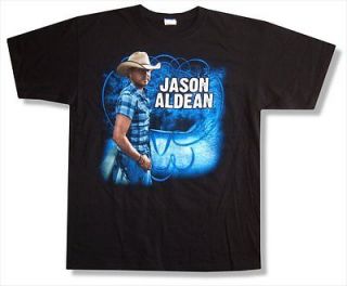 JASON ALDEAN   PLAID SHIRT WIDE OPEN TOUR 2010 T SHIRT   NEW ADULT 