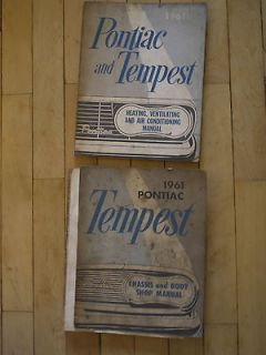 1961 Pontiac and Tempest Heating and Air Conditioning manual and Body 