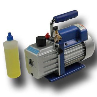   4HP Rotary Vane Vacuum Pump HVAC Air Condition Refrigerant R410a