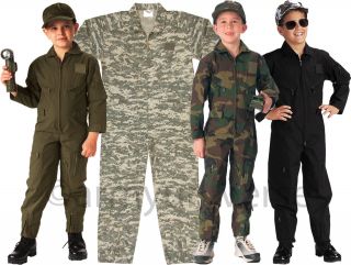 US Air Force Military Kids Flight Suit Coveralls