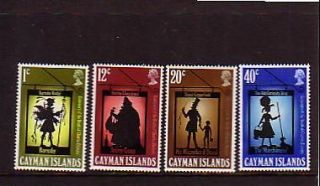 Cayman Islands 1970 Charles Dickens complete set MNH Scott 269/272