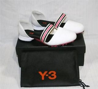 YOHJI YAMAMOTO Adidas Mary Jane Track & Field Sz 10 White/Neon 